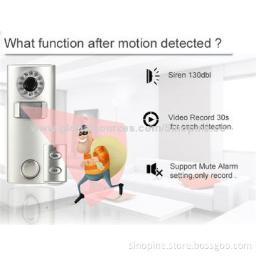 Wireless Loud Siren Remote Control PIR Burglar Alarm for Home Security